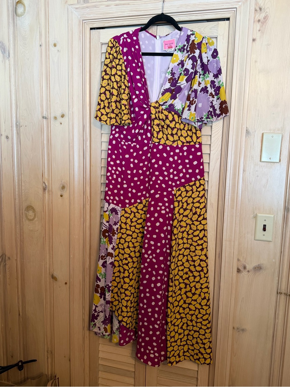 Kate Spade New York Swing Flora Mix Dress, Size 14 - Picture 3 of 9